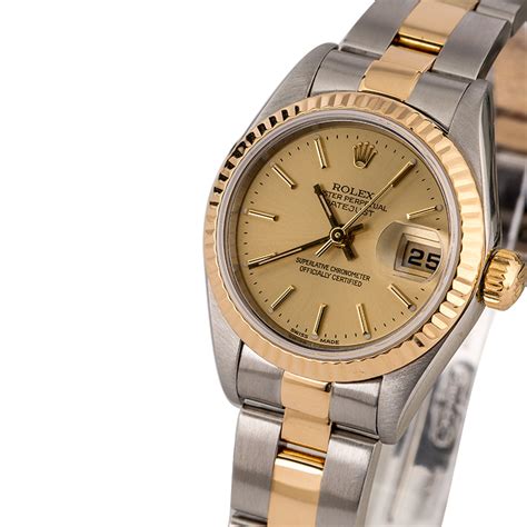 women's two tone rolex datejust